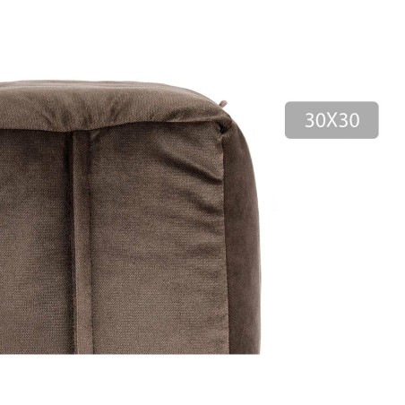 Pouffe Gift Decor QUADRADO-CINZA QUADRADO-CINZA Grey polystyrene Velve