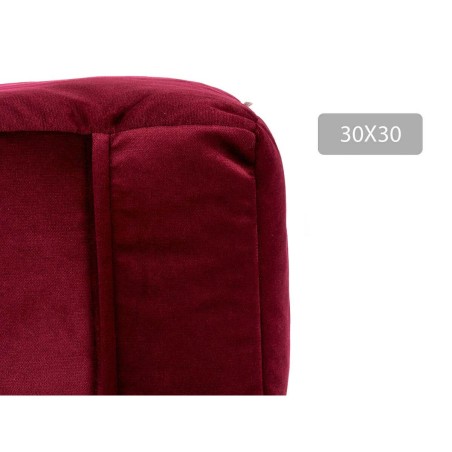 Puff Gift Decor QUADRADO-BOURDAUX QUADRADO-BOURDAUX Granate Poliestire