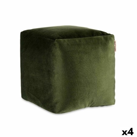 Poef Gift Decor QUADRADO-VERDE QUADRADO-VERDE Groen polyestyreen Fluwe