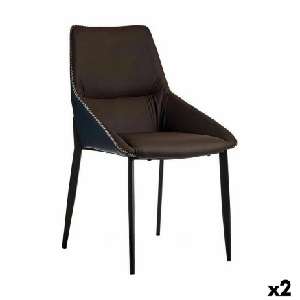 Sillón Gift Decor 5B 5B Azul Marrón 50 x 87 x 61 cm Trenzado (2 Unid