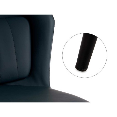 Sillón Gift Decor 1A 1A Azul Negro 51 x 83,5 x 54 cm Redondo (2 Unida