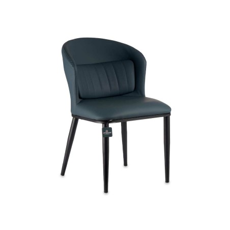 Sillón Gift Decor 1A 1A Azul Negro 51 x 83,5 x 54 cm Redondo (2 Unida
