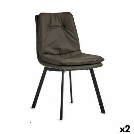 Poltrona Gift Decor 4B 4B Nero Grigio 62 x 85 x 47 cm Tasti (2 Unità)