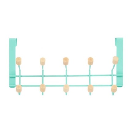 Perchero para Puertas Berilo W7912-10NB-GREEN W7912-10NB-GREEN Verde M 2