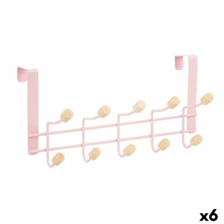 Appendiabiti per Porte Berilo W7912-10NB-PINK W7912-10NB-PINK Rosa Leg