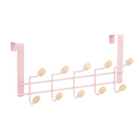 Appendiabiti per Porte Berilo W7912-10NB-PINK W7912-10NB-PINK Rosa Leg