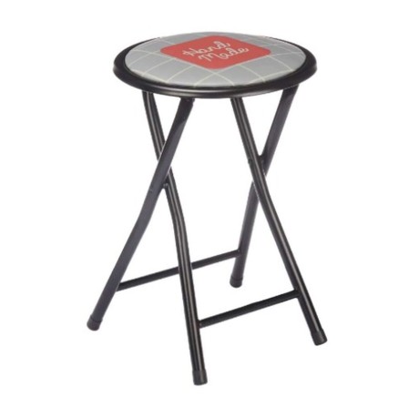 Opvouwbare stoel Gift Decor 70951 Hand Made Bruin Zwart Grijs Tegel PV 2