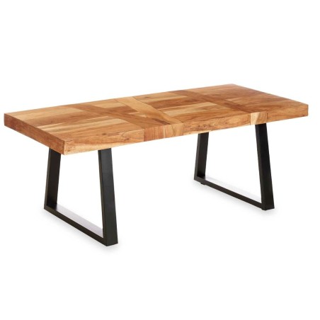 Side table Gift Decor FM 0323-054 Trama Brown Black 120 x 60 x 48 cm 1