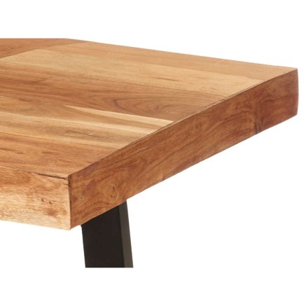 Side table Gift Decor FM 0323-054 Trama Brown Black 120 x 60 x 48 cm 1 2