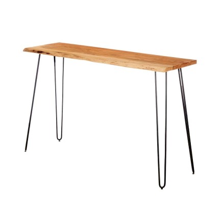 Meuble d'Entrée Gift Decor FM 0323-113 Live Edge Marron Noir 120 x 35