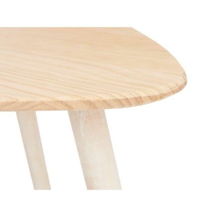 Tavolino da Caffè Gift Decor HG80524B HG80524B Bianco Marrone Legno 6 2