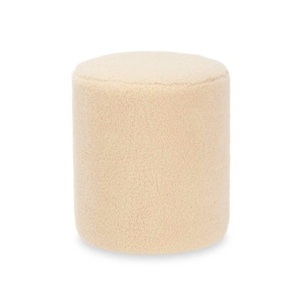 Puff Gift Decor TR23020-2 TR23020-2 Beige Tela Madera MDF