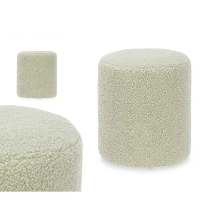 Puff Gift Decor TR23020-3 TR23020-3 Verde Tela Madera MDF