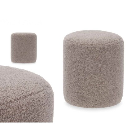 Puff Gift Decor TR23020-4 TR23020-4 Marrone Stoffa Legno MDF
