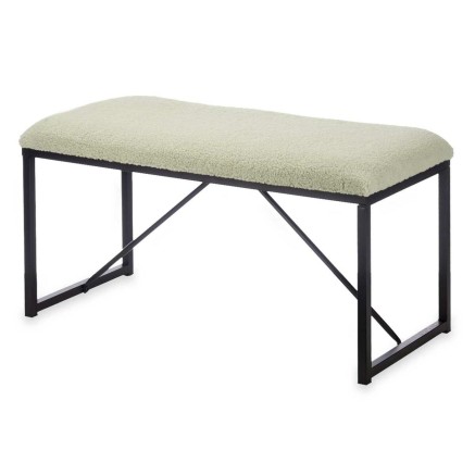 Panca Gift Decor TR23063-3 TR23063-3 Verde Metallo Stoffa 81 x 42 x 38