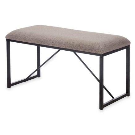 Panca Gift Decor TR23063-4 TR23063-4 Marrone Metallo Stoffa 81 x 42 x