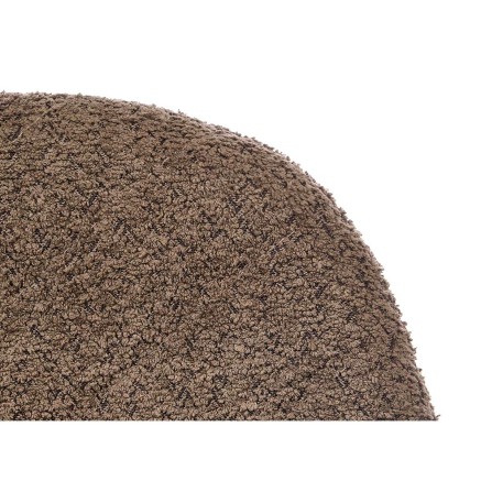 Silla Marrón Tela Borreguillo 45 x 89 x 53 cm (4 Unidades) 2