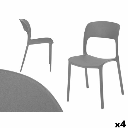 Stapelbare stoel Gift Decor PP-637-G PP-637-G 4 Stuks