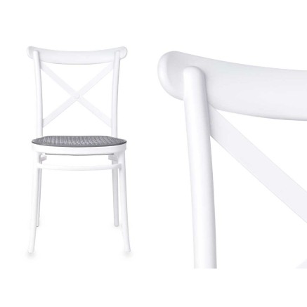 Chaise Ibergarden PC-175 PC-175 Blanc Gris 4 Unités 2