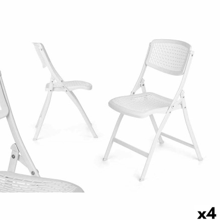 Vouwbare Stoel Gift Decor 12721 12721 Wit 59 x 50 x 82 cm 108 x 11,5 x