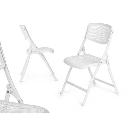 Silla Plegable Gift Decor 12721 12721 Blanco 59 x 50 x 82 cm 108 x 11,