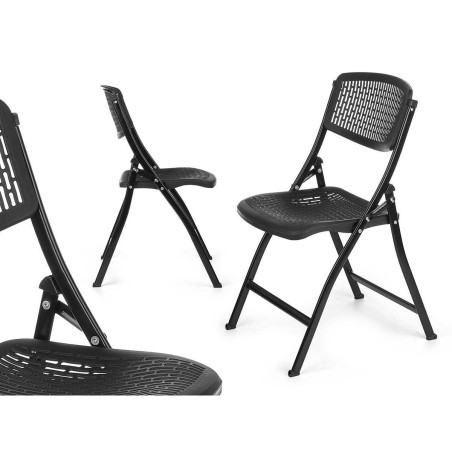 Gepolsterte Campingstuhl Gift Decor ZJ-Y59BL ZJ-Y59BL Schwarz 59 x 50