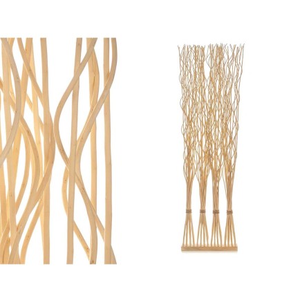 Biombo Gift Decor MJ84091-W MJ84091-W Natural Madera de sauce 50 x 182