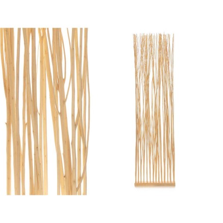 Paravent Gift Decor MJ39134-N Varas Naturel Bois de saule 50 x 185 x 1