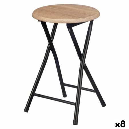 Hocker Gift Decor WR7007M WR7007M natürlich PVC Metall Holz MDF 30 x