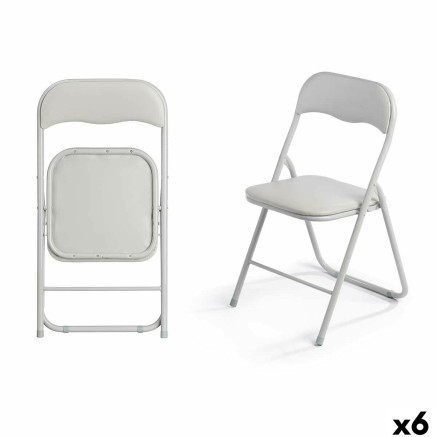 Silla Plegable Gift Decor 10925 10925 Gris 43 x 46 x 78 cm 88 x 6,5 x
