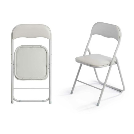 Silla Plegable Gift Decor 10925 10925 Gris 43 x 46 x 78 cm 88 x 6,5 x 2