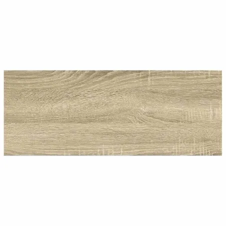 Étagères flottantes 4 pcs chêne et blanc 60x23,5x3,8 cm MDF