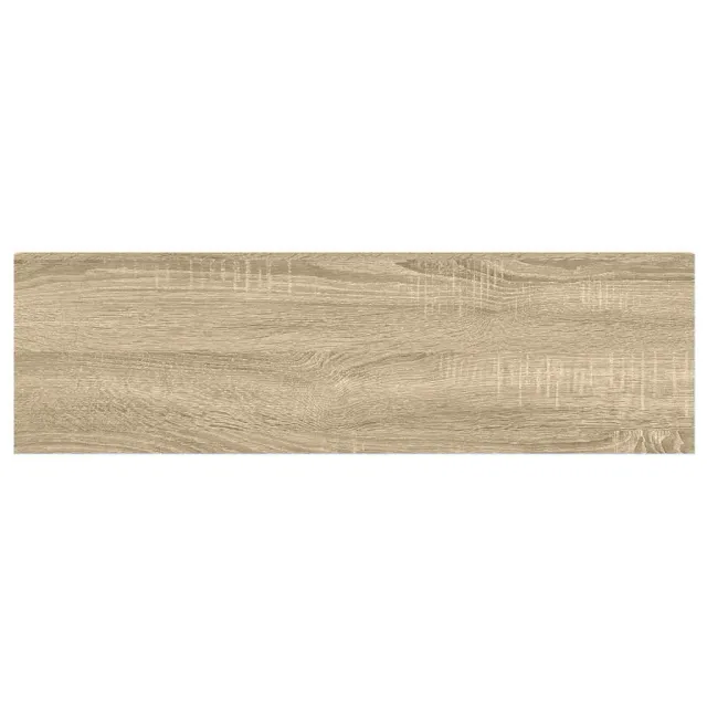 Étagères flottantes 4 pcs chêne et blanc 80x23,5x3,8 cm MDF