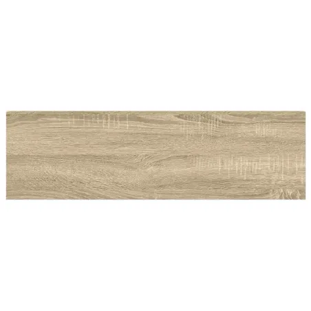 Étagères flottantes 2 pcs Chêne et blanc 90x23,5x3,8 cm MDF