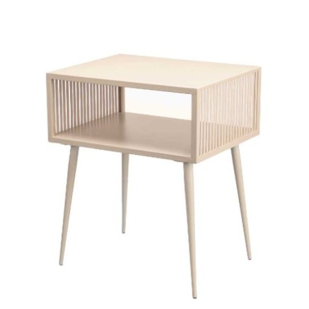 Beistelltisch Gift Decor 24303-CW Beige 46,5 x 19,2 x 36,2 cm