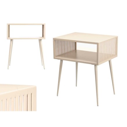 Table d'appoint Gift Decor 24303-CW Beige 46,5 x 19,2 x 36,2 cm 2