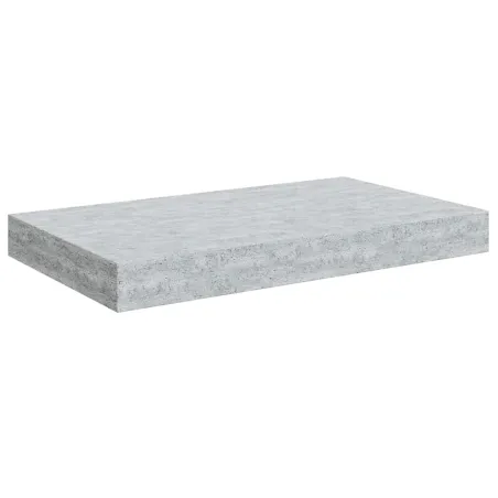 Étagères murales flottantes 4 pcs gris béton 40x23x3,8 cm MDF