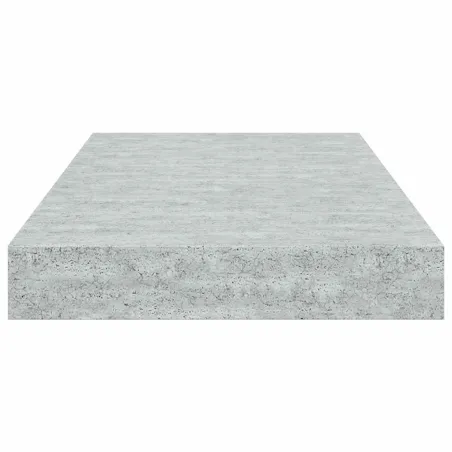 Étagères murales flottantes 4 pcs gris béton 40x23x3,8 cm MDF