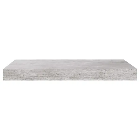 Étagère murale flottante gris béton 50x23x3,8 cm MDF