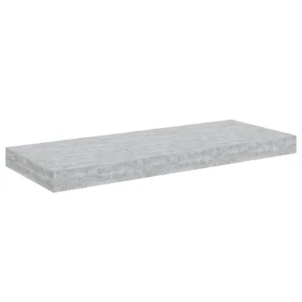 Étagère murale flottante gris béton 60x23,5x3,8 cm MDF 2