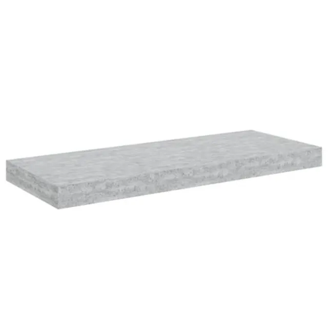 Étagère murale flottante gris béton 60x23,5x3,8 cm MDF