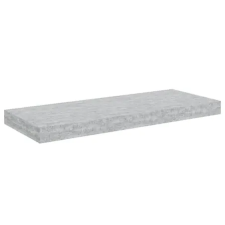 Étagère murale flottante gris béton 60x23,5x3,8 cm MDF