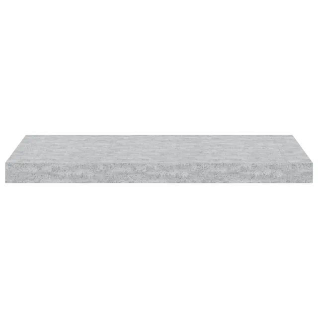 Étagère murale flottante gris béton 60x23,5x3,8 cm MDF