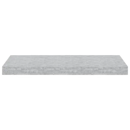 Étagère murale flottante gris béton 60x23,5x3,8 cm MDF