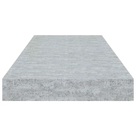 Étagère murale flottante gris béton 60x23,5x3,8 cm MDF