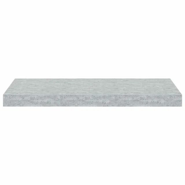 Étagères murales flottantes 4 pcs gris béton 60x23,5x3,8 cm MDF