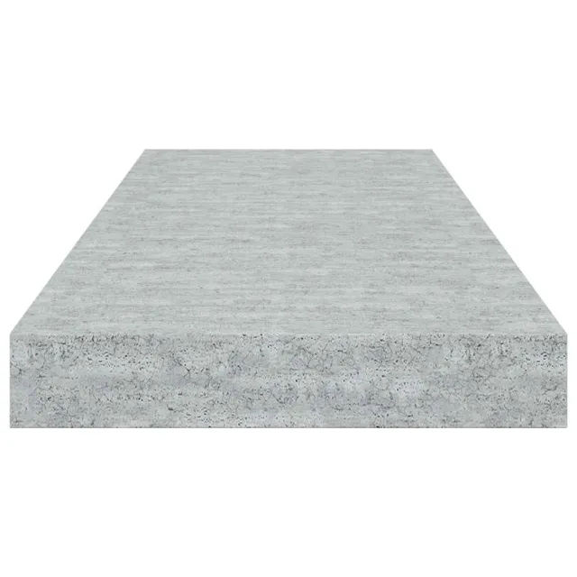 Étagères murales flottantes 4 pcs gris béton 60x23,5x3,8 cm MDF