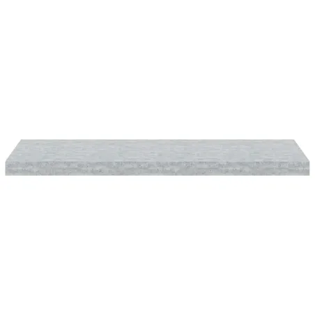 Étagères murales flottantes 4 pcs gris béton 80x23,5x3,8 cm MDF
