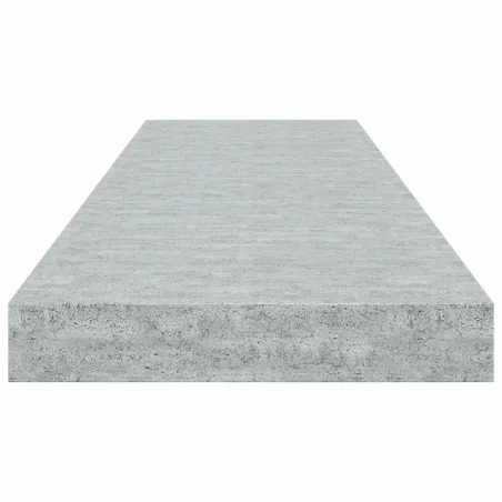 Étagères murales flottantes 4 pcs gris béton 80x23,5x3,8 cm MDF
