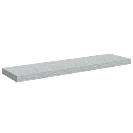 Étagère murale flottante Gris béton 90x23,5x3,8 cm MDF 2